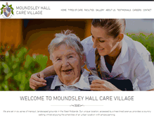 Tablet Screenshot of moundsleyhall.com